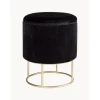 Pouf Contenitore In Velluto Polina