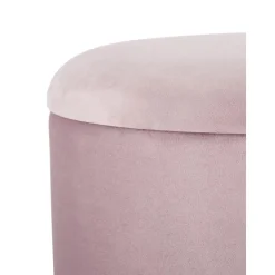 Pouf Contenitore In Velluto Polina