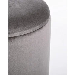 Pouf Contenitore In Velluto Polina