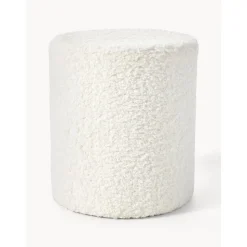 Pouf In Tessuto Teddy Daisy