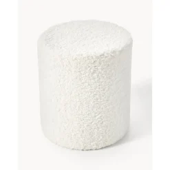 Pouf In Tessuto Teddy Daisy