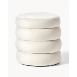 Pouf In Velluto Alto