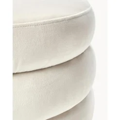 Pouf In Velluto Alto