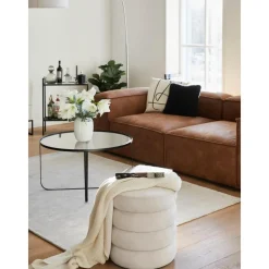 Pouf In Velluto Alto