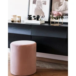 Pouf In Velluto Daisy