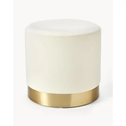 Pouf In Velluto Orchid