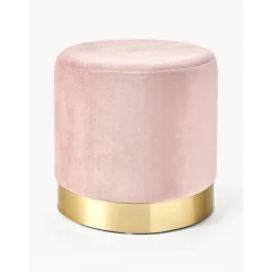 Pouf In Velluto Orchid