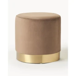 Pouf In Velluto Orchid