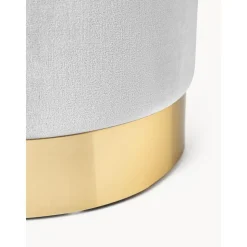 Pouf In Velluto Orchid