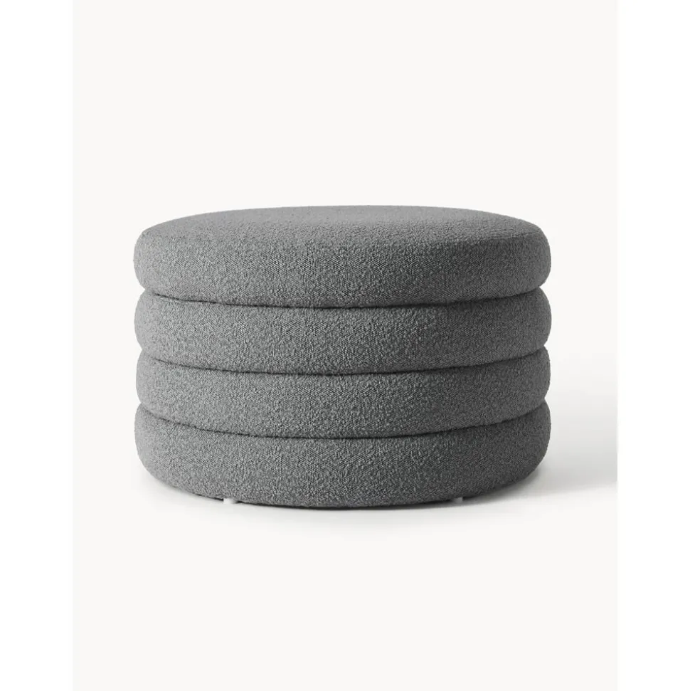 Pouf Xl Contenitore In Boucle Alto