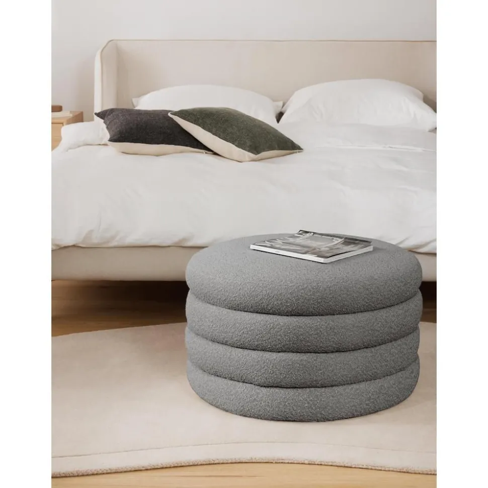 Pouf Xl Contenitore In Boucle Alto