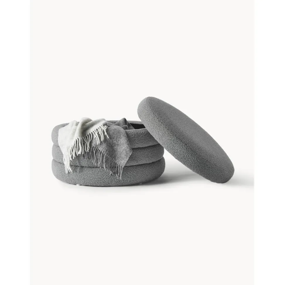 Pouf Xl Contenitore In Boucle Alto