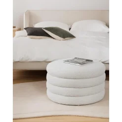 Pouf Xl Contenitore In Boucle Alto