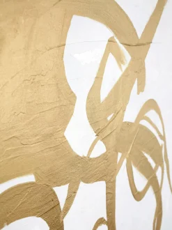 Quadero Dipinto A Mano Con Cornice In Legno Goldplay