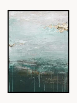 Quadro Dipinto A Mano Con Cornice In Legno Gradient Grace