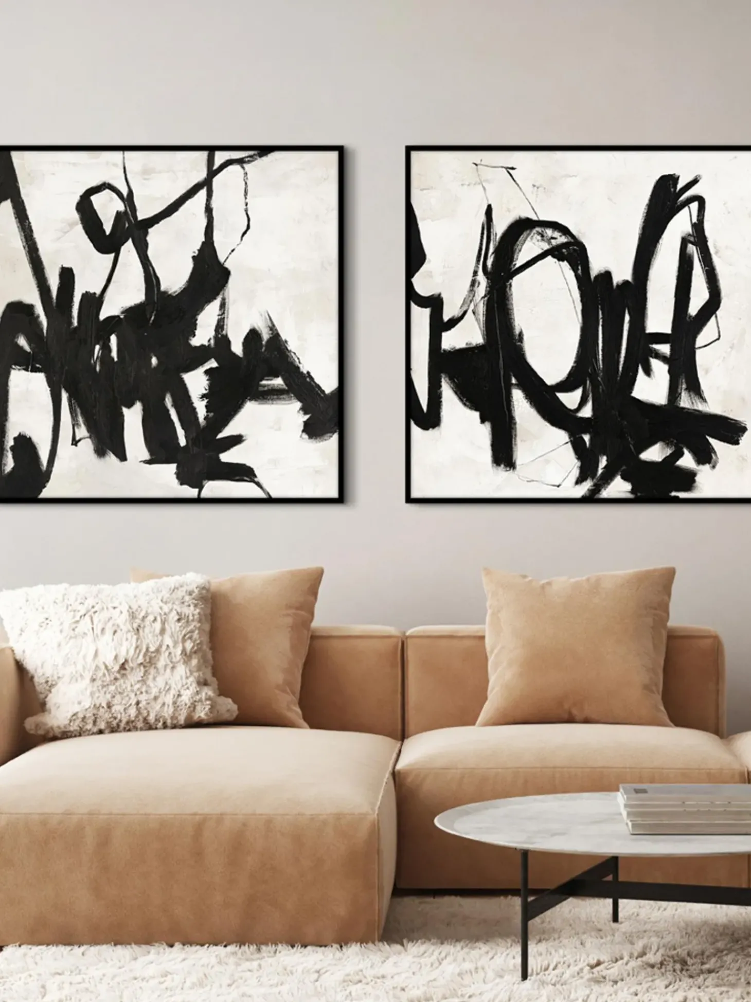 Quadro Dipinto A Mano Con Cornice In Legno Playblack