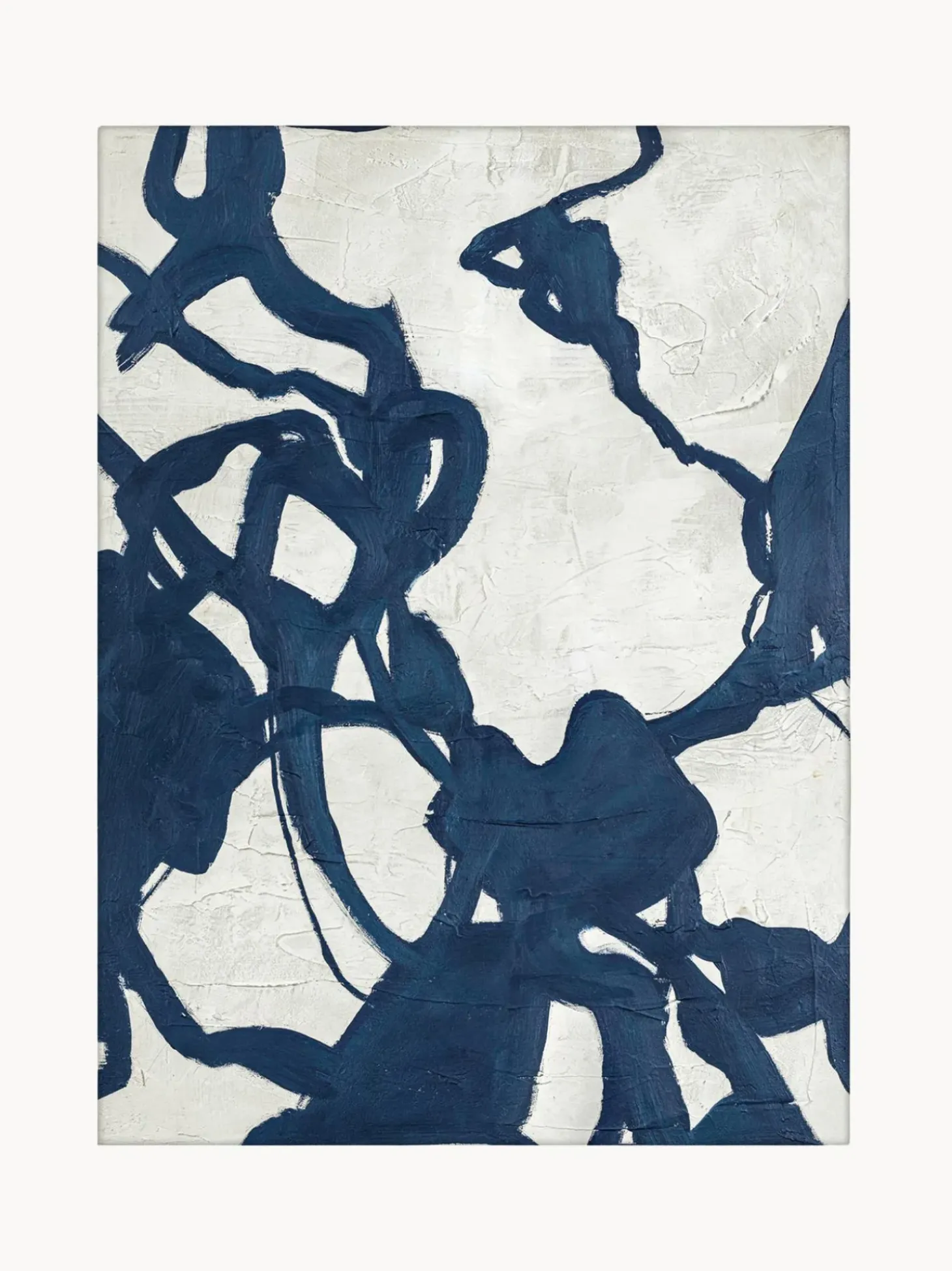 Quadro Dipinto A Mano Con Cornice In Legno Blueplay