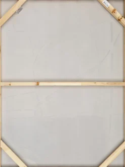 Quadro Su Tela Dipinto A Mano Golden Blue Ii