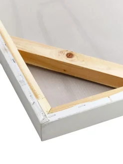 Quadro Su Tela Dipinto A Mano Golden Blue I