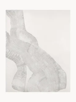 Quadro Su Tela Dipinto A Mano White Sculpture 1