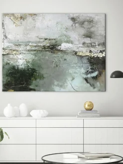 Quadro Su Tela Dipinto A Mano Hillside