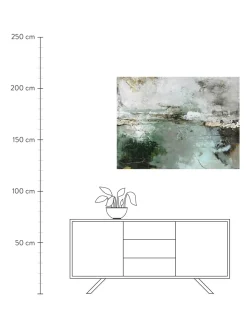 Quadro Su Tela Dipinto A Mano Hillside