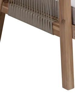 Salotto Da Giardino In Legno Di Acacia Lu 4 Pz