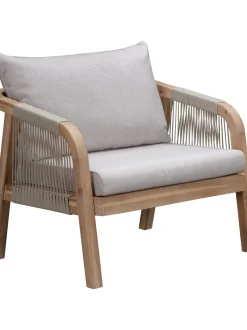 Salotto Da Giardino In Legno Di Acacia Lu 4 Pz