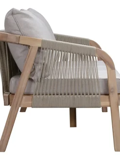 Salotto Da Giardino In Legno Di Acacia Lu 4 Pz