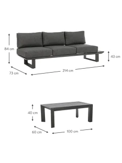 Salotto Da Giardino Konnor 3 Pz