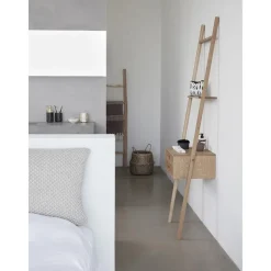 Scaffale A Scala In Legno Di Quercia Lean