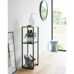 Scaffale Con Piano In Legno Di Bambu Tower