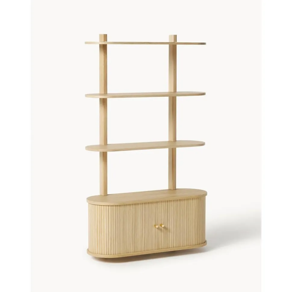 Scaffale Da Parete Con Frontale Scanalato Calary