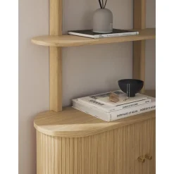 Scaffale Da Parete Con Frontale Scanalato Calary