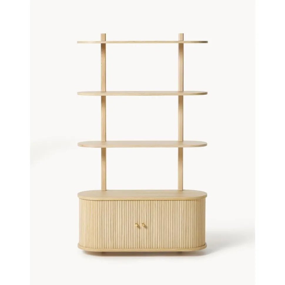 Scaffale Da Parete Con Frontale Scanalato Calary