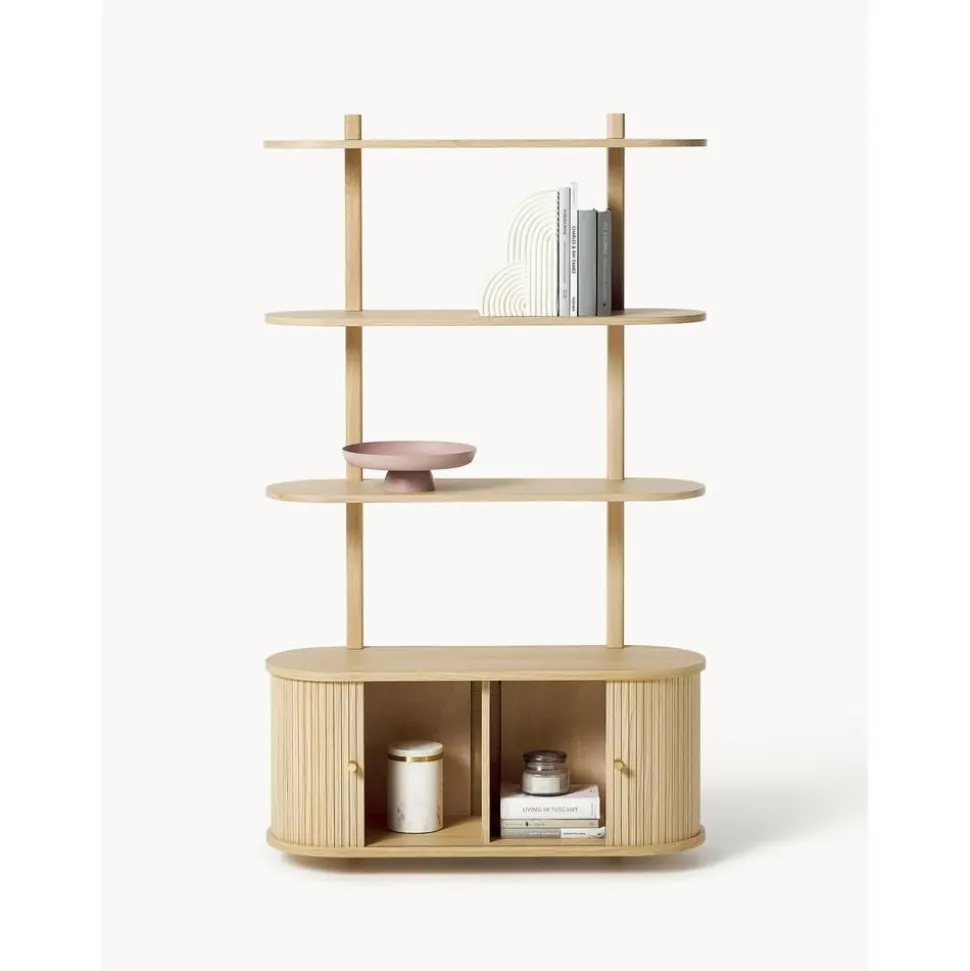 Scaffale Da Parete Con Frontale Scanalato Calary