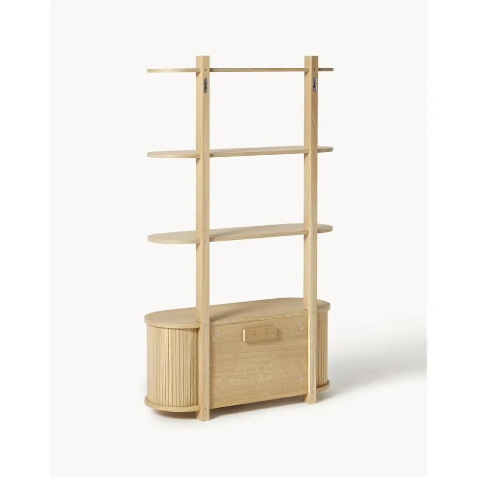 Scaffale Da Parete Con Frontale Scanalato Calary