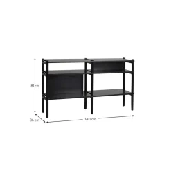 Scaffale In Legno Di Quercia Holton