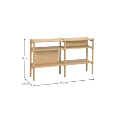 Scaffale In Legno Di Quercia Holton