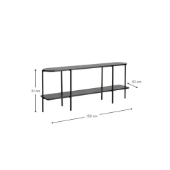 Scaffale In Legno E Metallo Gugge
