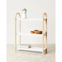 Scaffale In Metallo Con Struttura In Legno Bellwood