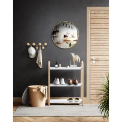 Scaffale In Metallo Con Struttura In Legno Bellwood