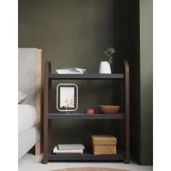 Scaffale In Metallo Con Struttura In Legno Bellwood