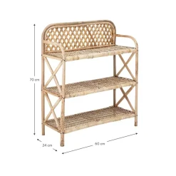Scaffale Piccolo In Fibra Naturale Ezra