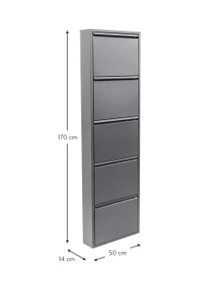 Scarpiera Da Parete Con Scomparti A Ribalta Caruso