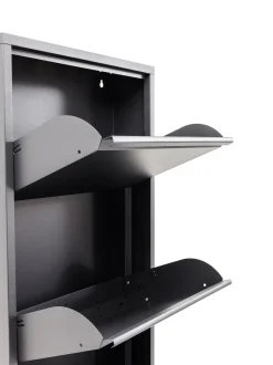 Scarpiera Da Parete Con Scomparti A Ribalta Caruso