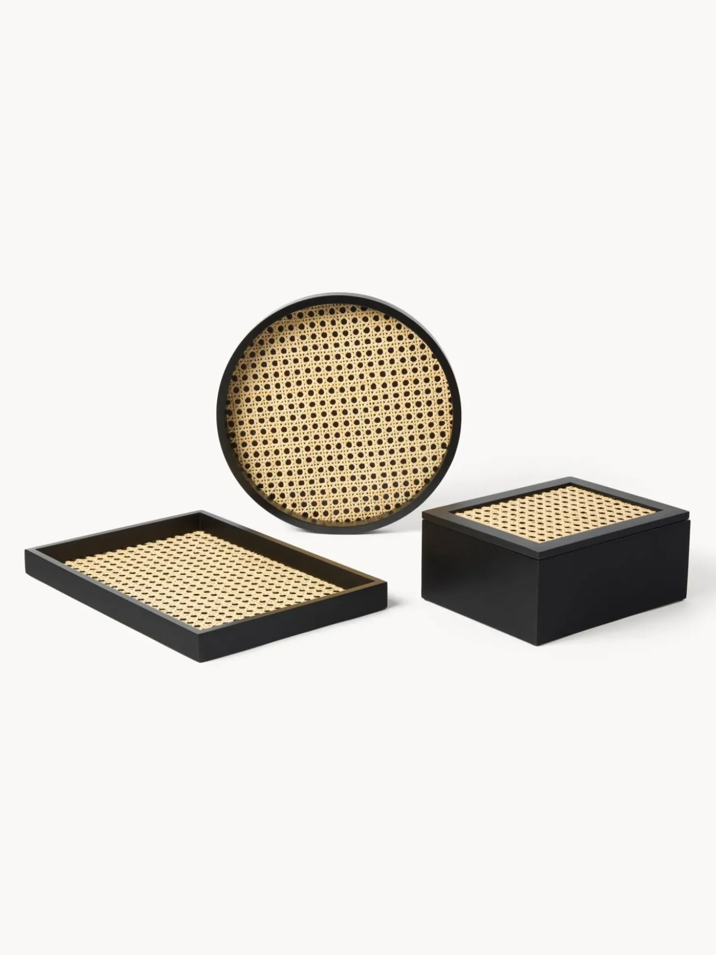 Scatola Portaoggetti Con Intreccio Viennese Carina