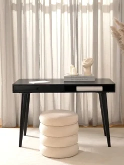 Scrivania Con Cassetto In Legno Massiccio Tova