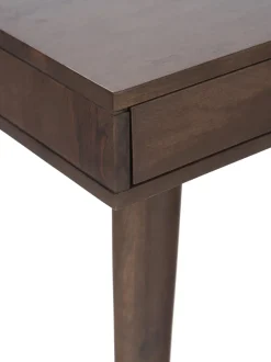 Scrivania Con Cassetto In Legno Massiccio Tova