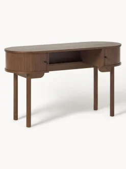 Scrivania Con Frontale A Coste Calary